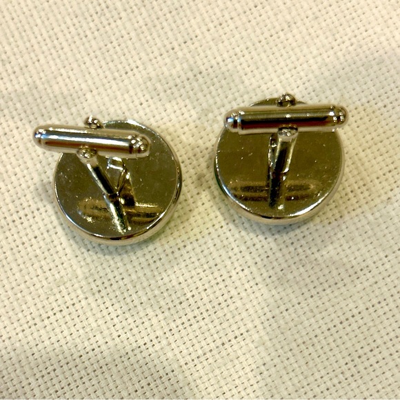 Never worn, Bird Dog Bay pink elephant champagne cufflinks 100% silk Ky Derby - Picture 3 of 4